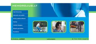 Interneto svetainė www.hemorojus.lt