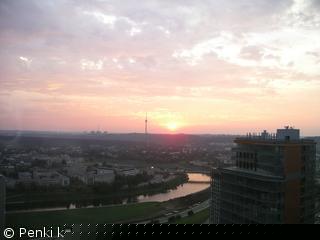 Vilnius skęsta saulėlydyje