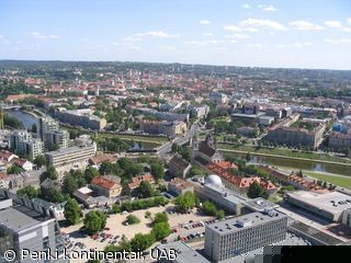 Vilniaus vaizdai iš 31-ojo Verslo centro „Europa“ aukšto