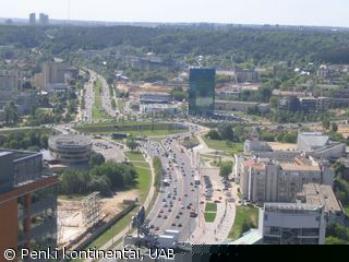 Vilniaus vaizdai iš 31-ojo Verslo centro „Europa“ aukšto