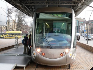 Vilniuje lankytojų laukia modernaus greitaeigio tramvajaus maketas