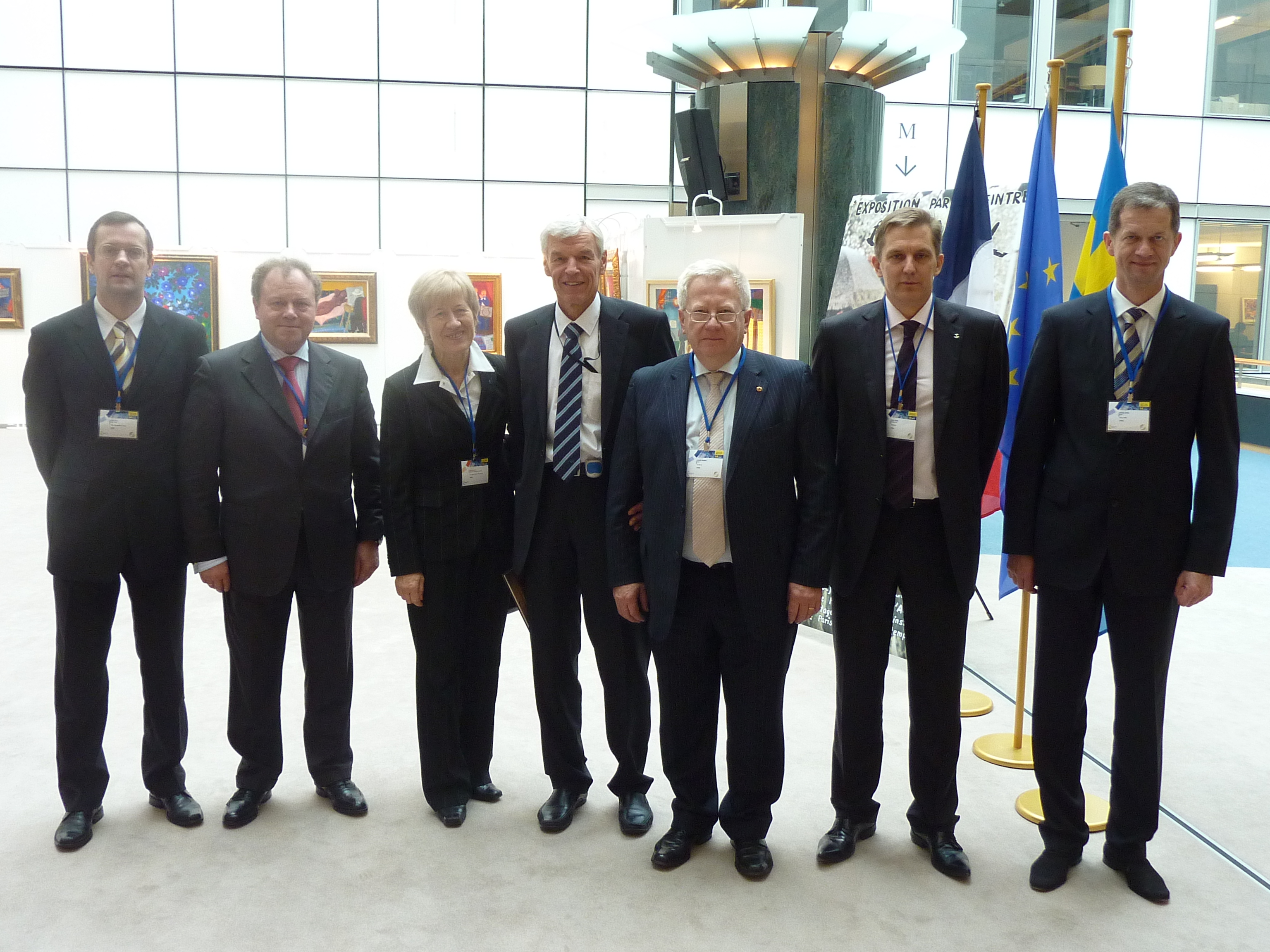 2010 m. rugsėjo 24 d. Justas susitikimo su Europos įmonių parlamento Lietuvos delegacijos nariais