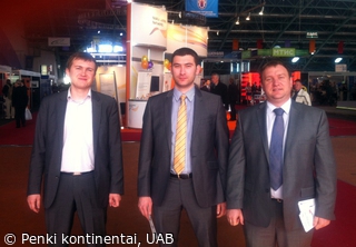 BS/2 atstovai (iš kairės): Jurij Mikuckij, NIkolaj Zaleščuk ir Tomas Bublys.